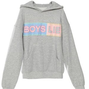 Boys Lie NEW Better Half Hoodie Bestseller Grey Pastel